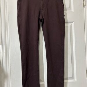 VUori Men’s Everything Chino Pant Oxblood V-420 Size 33x31